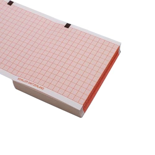 EKG Paper, 108mm X 140mm X 140 Sheets, Thermal Recording Sheets f...