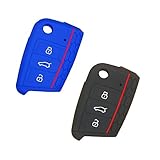 Ampliamente compatible: Compatible con VW Golf 7 / Mk7 / Polo / Jetta 4 / Touran / T-Roc / Ibiza 4/5 / Toledo 4 / Arona / Ateca / Skoda Rapid Spaceback / Fabia 3 / Karoq / Octavia 3 / Excelente 3. (Tenga en cuenta la forma de su llave).