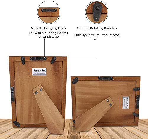 Handicrafts Home Picture Photo Frame Chevron Herringbone Art Inspired Vintage Wall Décor Gift Frames - 5X7 Blue #TOP4