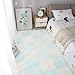 12 Pcs Kids Foam Interlocking Carpet Tiles with Border, Thick Carpet Squares Plush Floor Playmats Baby Crawling Rug - 49