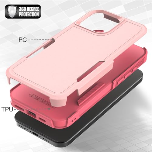 Coque iPhone 16 Pro Max antichoc finies les rayures avec cette coque rose