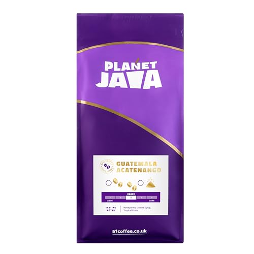 Planet Java Guatemalan Coffee Beans 1kg Bag, Full Medium Roast 100% Arabica, Small Batch Hand Roasted