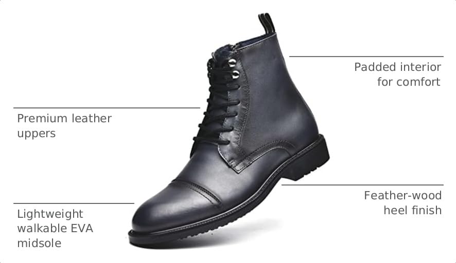 Image of Arkbird Men's Chukka Boots Genuine Leather Ankle Boot for Men Classic Casual Oxford Style Footwear