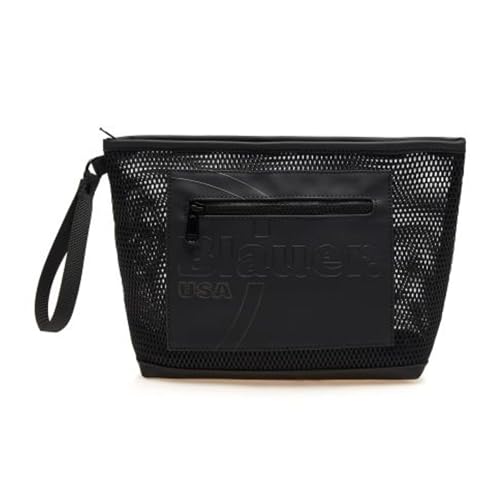  Blauer Borsa A Mano Boat Pochette Donna Poliestere Nero, Media