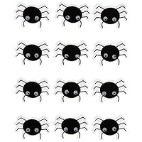 Googly Eye Spider 3D Halloween Stickers for Journaling, Scrapbooking, Cardmaking, Arts & Crafts - 12 Pieces