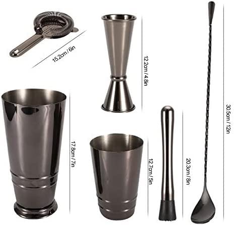 Set da Barman, Set di cucchiai da miscelazione con colino e misurino for Cocktail