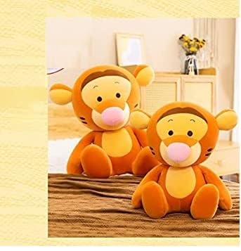 Image of Little Swag Soft Tiger Plush Stuffed Toy Animal Lover Teddy Bear, Cute Cartoon Birthday Gift for Girls, Boys, Kids, Bedroom Decor - 35 cm