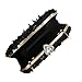 RomanticDesign Women Bling Evening Bag Fashion Embroidered Beaded Sequin Clutch Cocktail Wedding Party Purse, Black