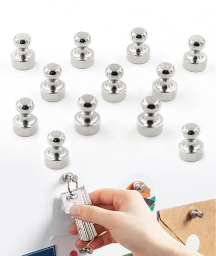 Ímã de geladeira, ímã de quadro branco, ímã de acessórios de escritório 12 peças