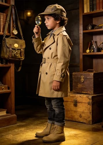 Image of Cromoncent Kids Rain Jacket, Raincoats Lightweight Waterproof Trench Coat for Boys Girls