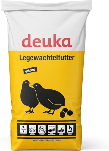 deuka GS Legewachtelfutter 25 kg Wachtelfutter Legewachtelfutter 2 mm Pellets