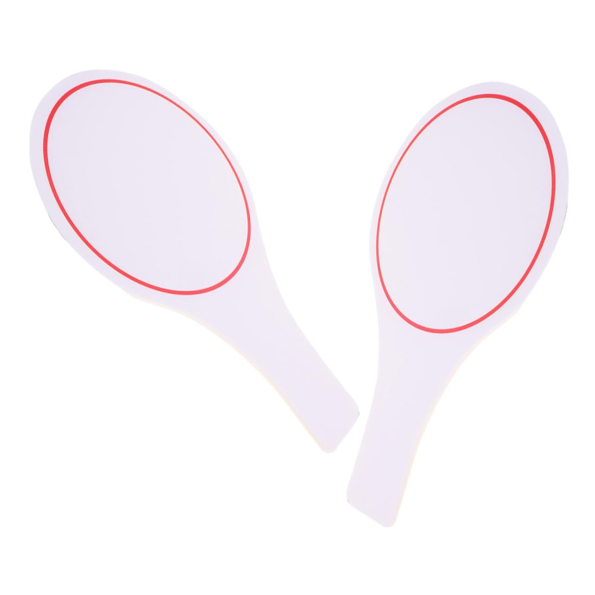 BRIGHTFUFU Effortless Outdoor Scorekeeping 2pcs Single-Sided Judge Scoreboards Dry Erase Paddles