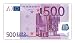 Produktbild Litfax 500 Euroschein/Euro-Geldscheine 203x103 mm/banderoliert, je Pack. 75 Stück (1 PG)