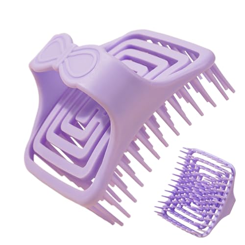 Hitburu Cepillo Masajeador Para Cuero Cabelludo,Cepillo Para Champú Y Exfoliador Capilar En La Ducha - Exfoliador Corporal De Baño Para Cuidado Diario, Regalo Para Parejas Familiares Y Amigos