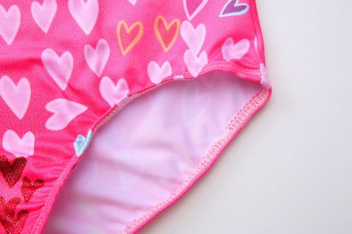 Image of LUOUSE Swimwear for Girls Swimsuits Quick Dry Cross-Back Adjustable Strap Bathing Suit for Kids 2-13 Years