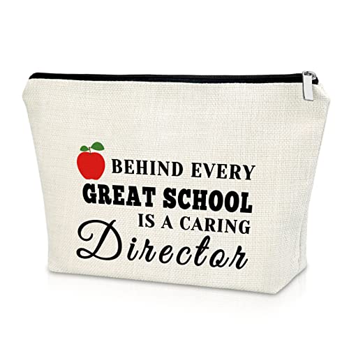 Director Gifts Teacher Appreciation Gifts Makeup Bag Principal Retirement Gifts Thank You Gift Cosmetic Bag Principal Gift Preschool Director Gifts Birthday Christmas Gifts Cosmetic Travel Pouch
