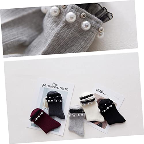 Cotton Socks Ruffle Turn Socks Women for Women Cotton for Womans &2