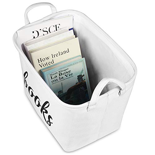 Girvem Books Storage Basket, Organizer Box For Baby, Kids Or Pets - Storage Bins #TOP7