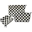 Gzth Black Tan Checkered