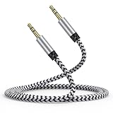 🎧 【Musik jederzeit genießen】- Das 3,5mm Headset Stereokabel vereinfacht die Verbindung und ermöglicht es Ihnen, überall Musik zu genießen. Es ist perfekt für Kopfhörer mit kaputten Audiokabeln und Autoradio ohne Bluetooth. Design für 1.5M Länge Aux Kabel, es überträgt besonders Audio für Langstreckenszenen.