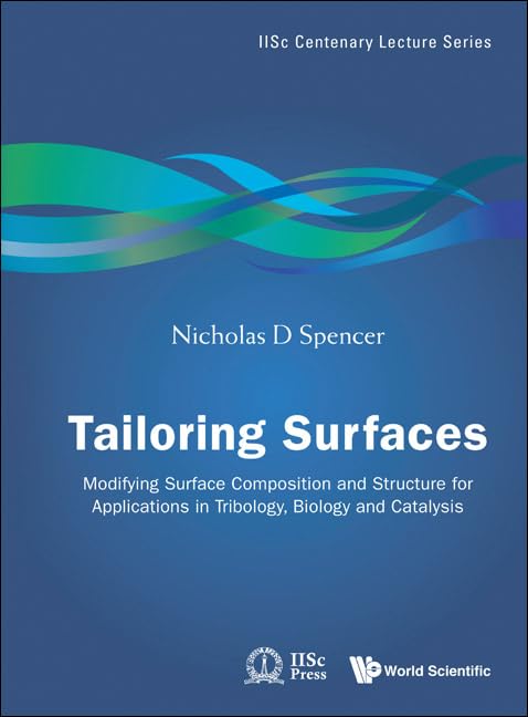TAILORING SURFACES: MODIFYING SURFACE COMPOSITION AND STRUCTURE FOR APPLICATIONS IN TRIBOLOGY, BIOLOGY AND CATALYSIS (Iisc Centenary Lecture)