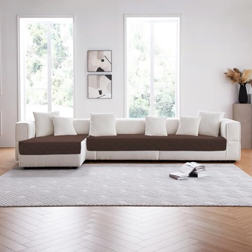 Tapis de couchage imperméable marron 188x81 cm pour chien et chat - 8