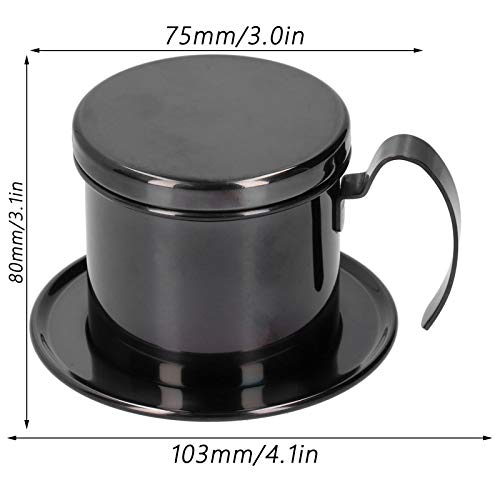 Cafeteira de gotejamento, máquina de café, aço inoxidável 304 destacável para café, escritório, café