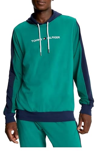 Tommy Hilfiger Sweat à capuche Colorblock Lounge en molleton de coton premium