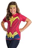 Rubies Costume Batman V Superman-Dawn of Justice Wonder Woman Child Top and Tiara, Large