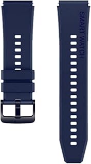 Pulseira 22mm Para Galaxy Watch 3 45mm - Galaxy Watch 46mm - Gear S3 Frontier - Amazfit GTR 47mm - Amazfit GTR 2 (Azul) - (C7)