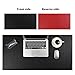 Produktbild JiaQi Laptop Mauspad,Computer Leder Mat Mousepad,verlängert Leder Spiele Tischmatte Ideal Für Büro Computer Pc Tastatur Und Maus-j 70x35cm(28x14inch)