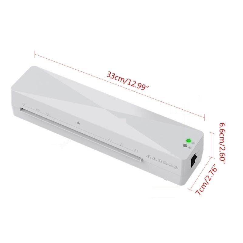 Plastificatrice, Plastificatrice A4 Plastificatrice termica e a freddo con preriscaldamento rapido in 2 minuti for scuole, uffici domestici, UE/USA/Cina/Regno Unito