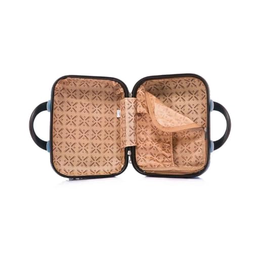 Frasqueira Geometric Rígida Santino M - ASAF7003M (Azul Claro)