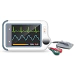 VIATOM Checkme Lite Plus EKG Monitor with Pulse Oximeter | 20s EKG & SpO2 Measurement | Bluetooth Heart Rate Monitor for Adults & Children | Portable Sensor with App (iOS/Android) for Home Use