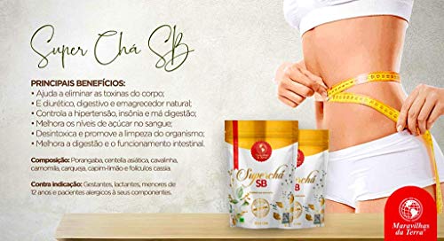 Kit Maravilhas da Terra com 1 Chá SB + 1 Sbeltchá + 1 Linfachá