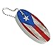 GRAPHICS & MORE Rustic Distressed Puerto Rico Flag Wood Look Floating Keychain Oval Foam Fishing Boat Buoy Key Float