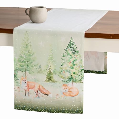 Maison d'Hermine Tischläufer 100% Baumwolle Einlagig (50 cm x 150 cm) – Ansicht 1