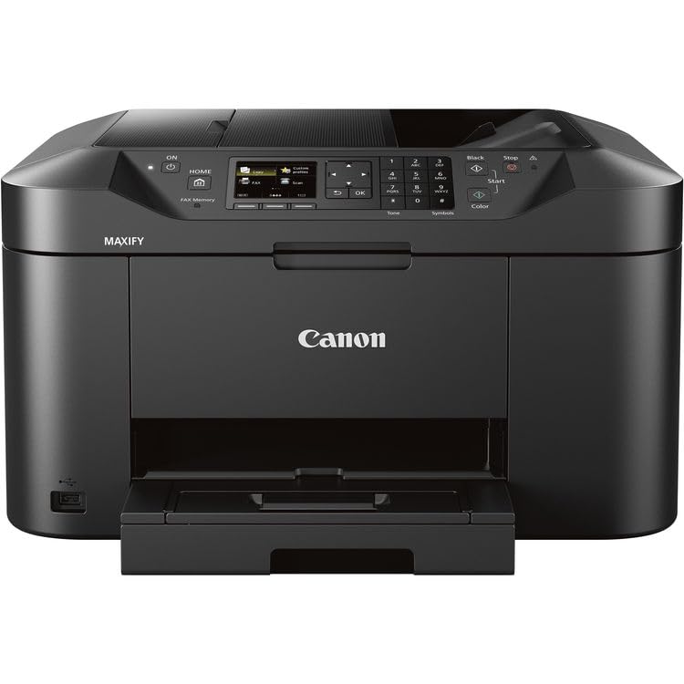 Image of Canon MAXIFY MB2120 Wireless Home Office All-in-One Inkjet Printer for Home Office, Small Business, Labels and Efficient Wireless Printing (0959C002) + Printer Cable + Cleaning Kit + More (7pc Bundle)