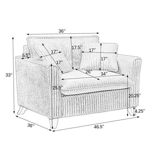 Sillón Peluche Negro Plegable miniatura 2