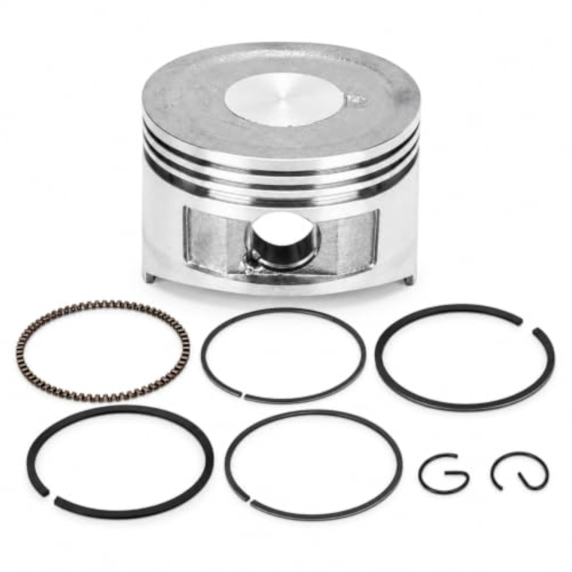 Piston Ring Set for 168F 4-Stroke 196CC Engine