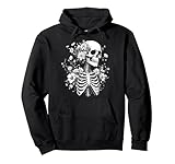 Photo Gallery floral skeleton flowers goth occult death dark art gothic felpa con cappuccio Photo Gallery floral skeleton flowers goth occult death dark art gothic felpa con cappuccio