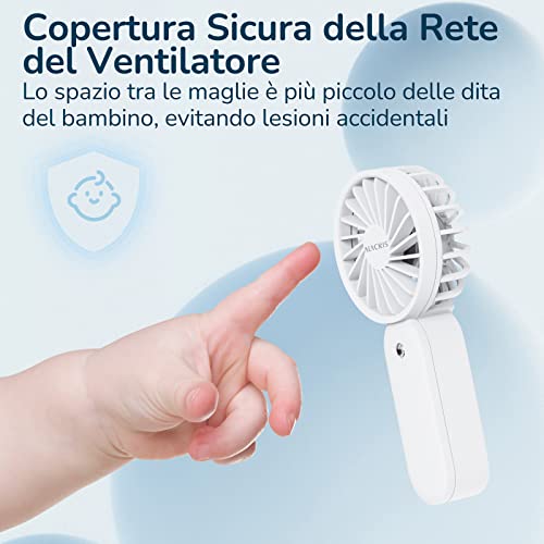 ALACRIS Mini Ventilatore Portatile, Ventilatore