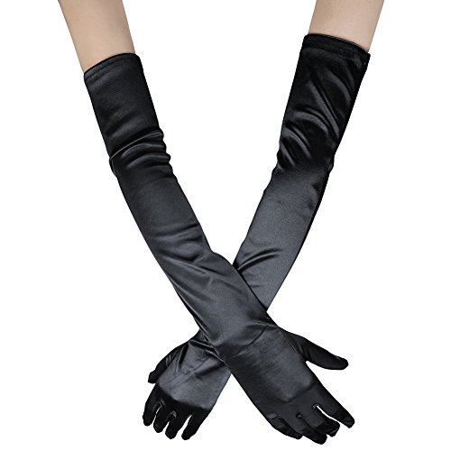 Xuhan 1920S Flapper Costume Accessories Set For Women Headband Earrings Necklace Holder Gloves (A00) #TOP4