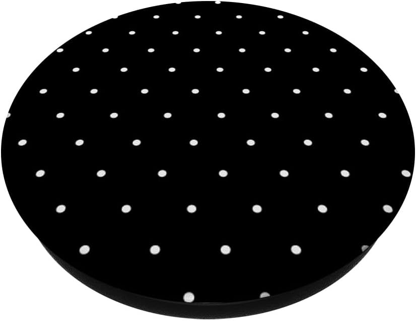 Black Polka Dot PopSockets Adhesive PopGrip - Image 2