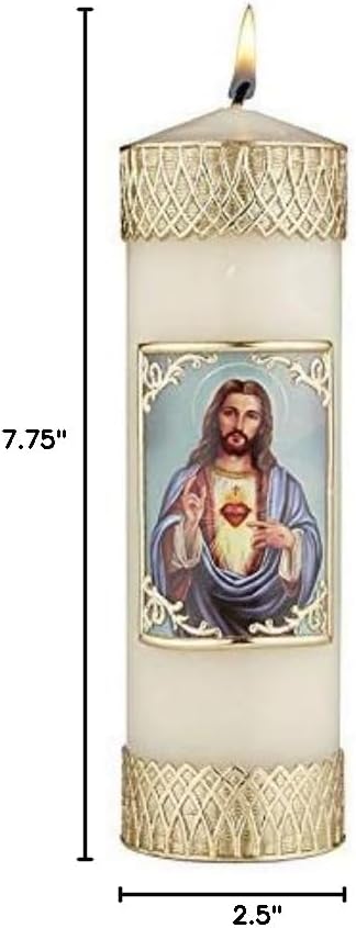 Catholic Gifts and More Sacred Heart Candle