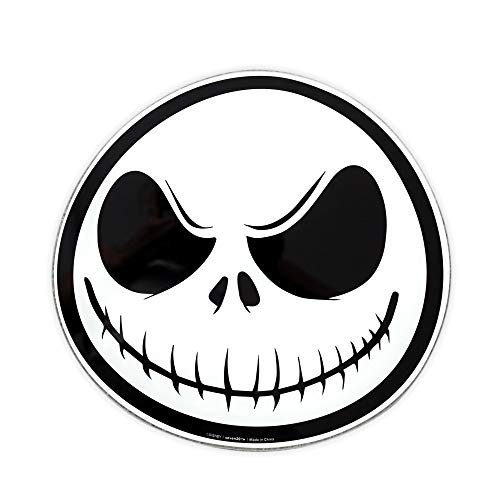 The Nightmare Before Christmas Glass Cutting Board | Featuring Smiling Jack Skellington | Doubles As A Heat-Resistant Glass Trivet | 12 x 12 Inches