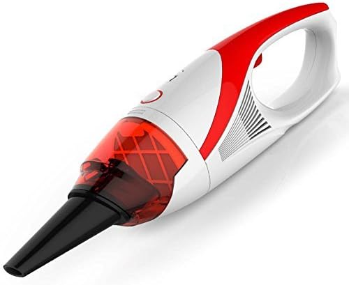 Cordless Handheld Vacuum Cleaner,Rechargeable Mini Vacuum Cleaner With Cyclonic Action For Home, Car, Pet hair (Red)