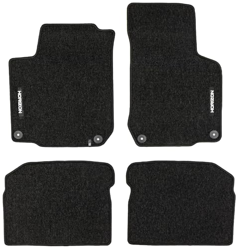 MOTOS Tapis Voiture Velours sur Mesure pour Volkswagen New Beetle 1997-2010, Tapis de Sol Auto avec Fermetures Clip ou Velcro, Tapis de Voiture Granulaire...