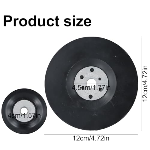 2 StüCk Fiberscheiben 125 mm Schleifteller Winkelschleifer Schleifteller Schleifaufsatz FüR Winkelschleifer Kompatibel Mit Schleifmaschinen Und Schleifern Mit Einem Innendurchmesser Von 14 mm