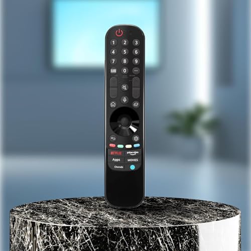 Image of ZdalaMit Compatible MR23GN Lg Tv Magic Remote Original Model AKB76043105 Suitable for Smart Android 4K FHD UHD OLED QLED 32 43 55 65 75 Inches Television, Black